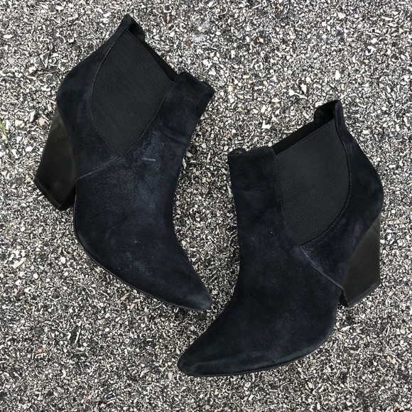 Pour la Victoire Allena Pointed Suede Ankle Boot - Picture 5 of 8